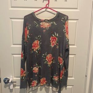 Floral Sweater